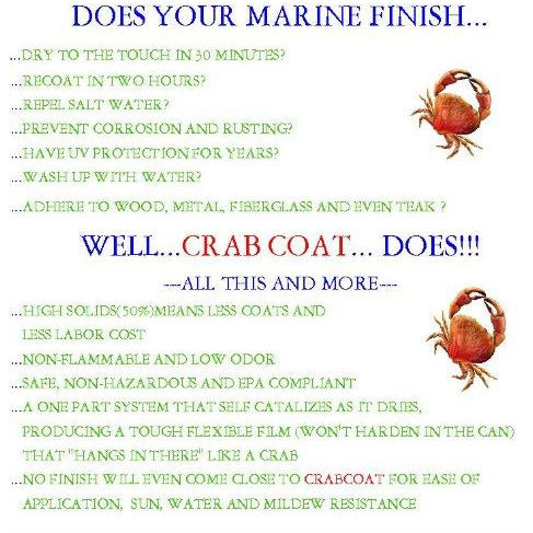 CrabCoat Marine Finish Satin